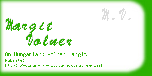 margit volner business card